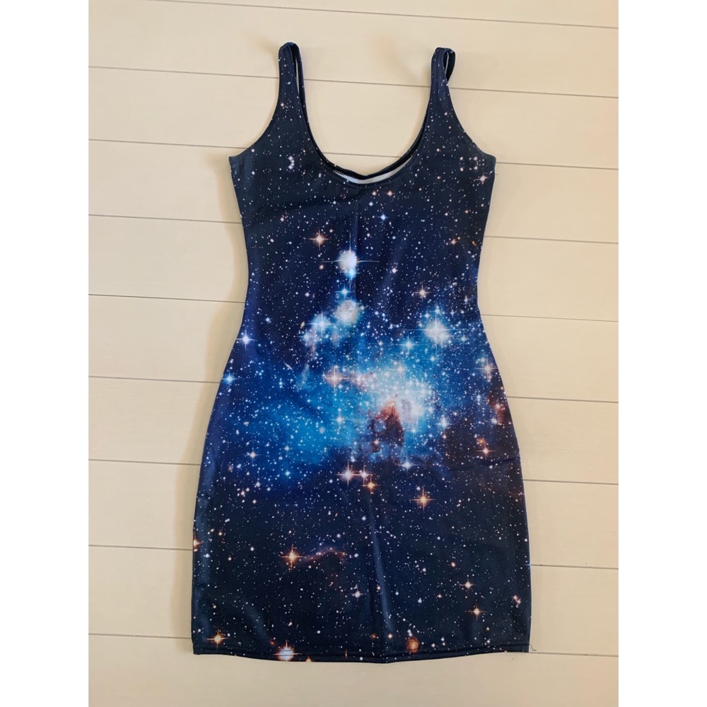 BlackMilk Galaxy Blue Dress